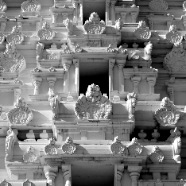 HINDU TEMPLE (B&W)